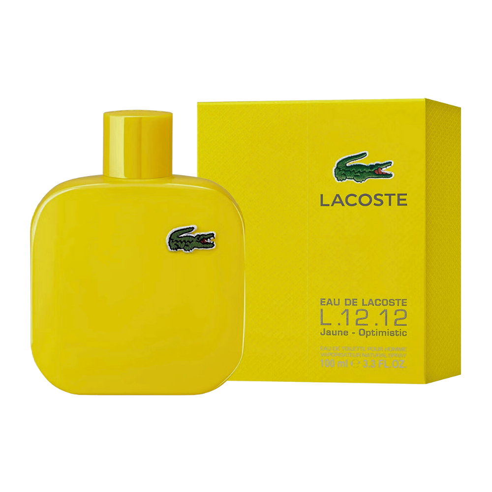 LACOSTE EAU DE LACOSTE L.12.12 YELLOW (JAUNE) EDT 100ML (H)