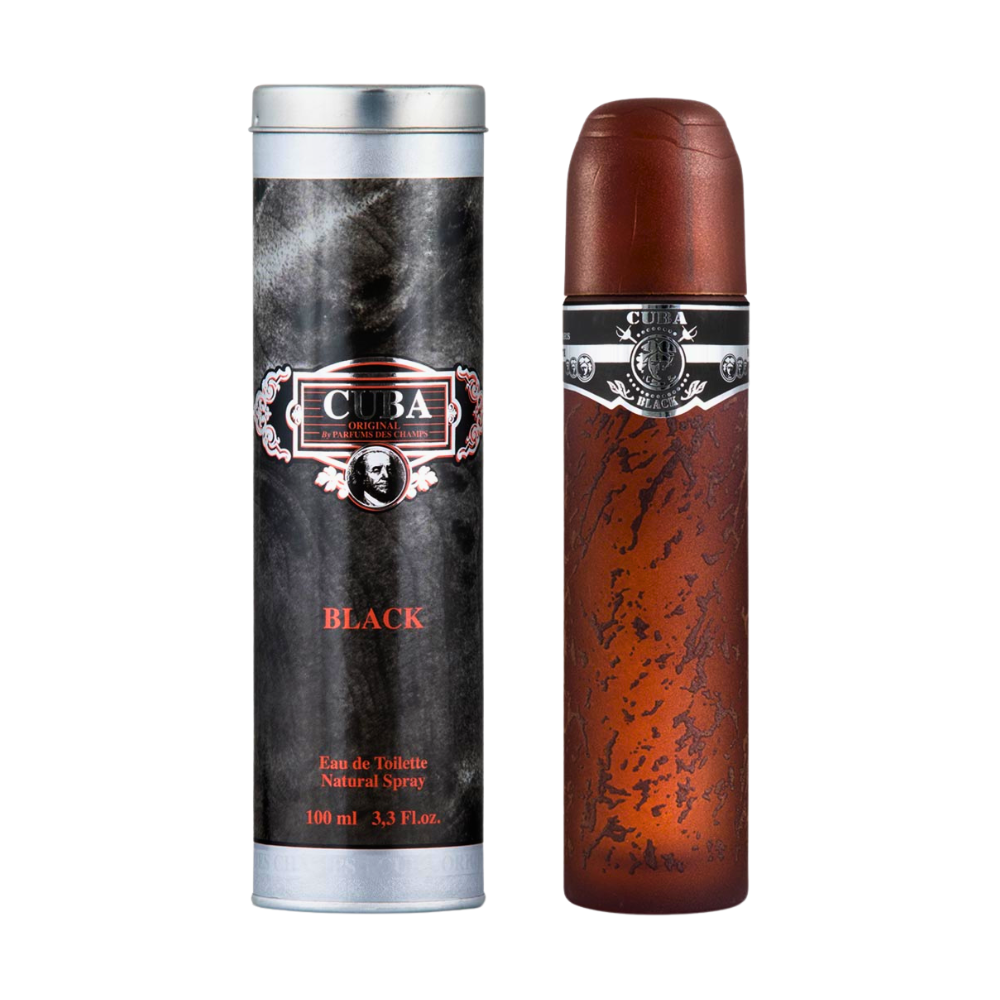 CUBA BLACK FOR MEN EDT 100ML (H)(DUPE DE AZZARO POUR HOMME AZZARO)