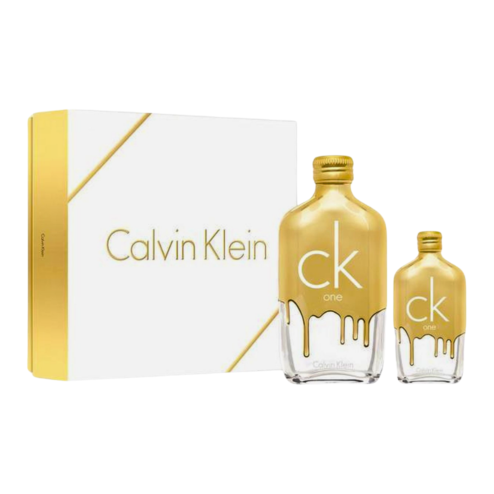 SET CALVIN KLEIN CK ONE GOLD EDT 200ML, EDT 50ML (M)