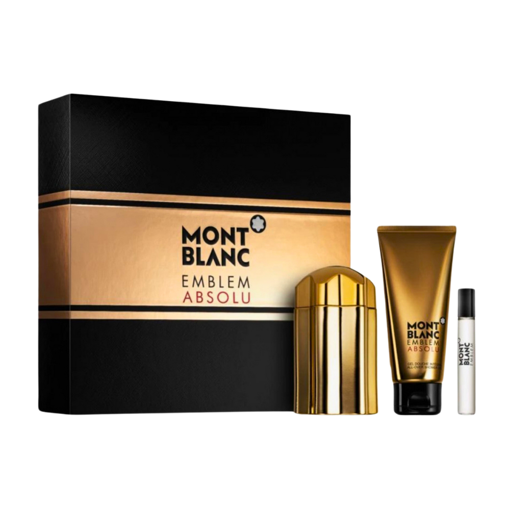 SET MONT BLANC EMBLEM ABSOLU EDT 100ML, ET 10ML, SHOWER GEL 100ML (H)