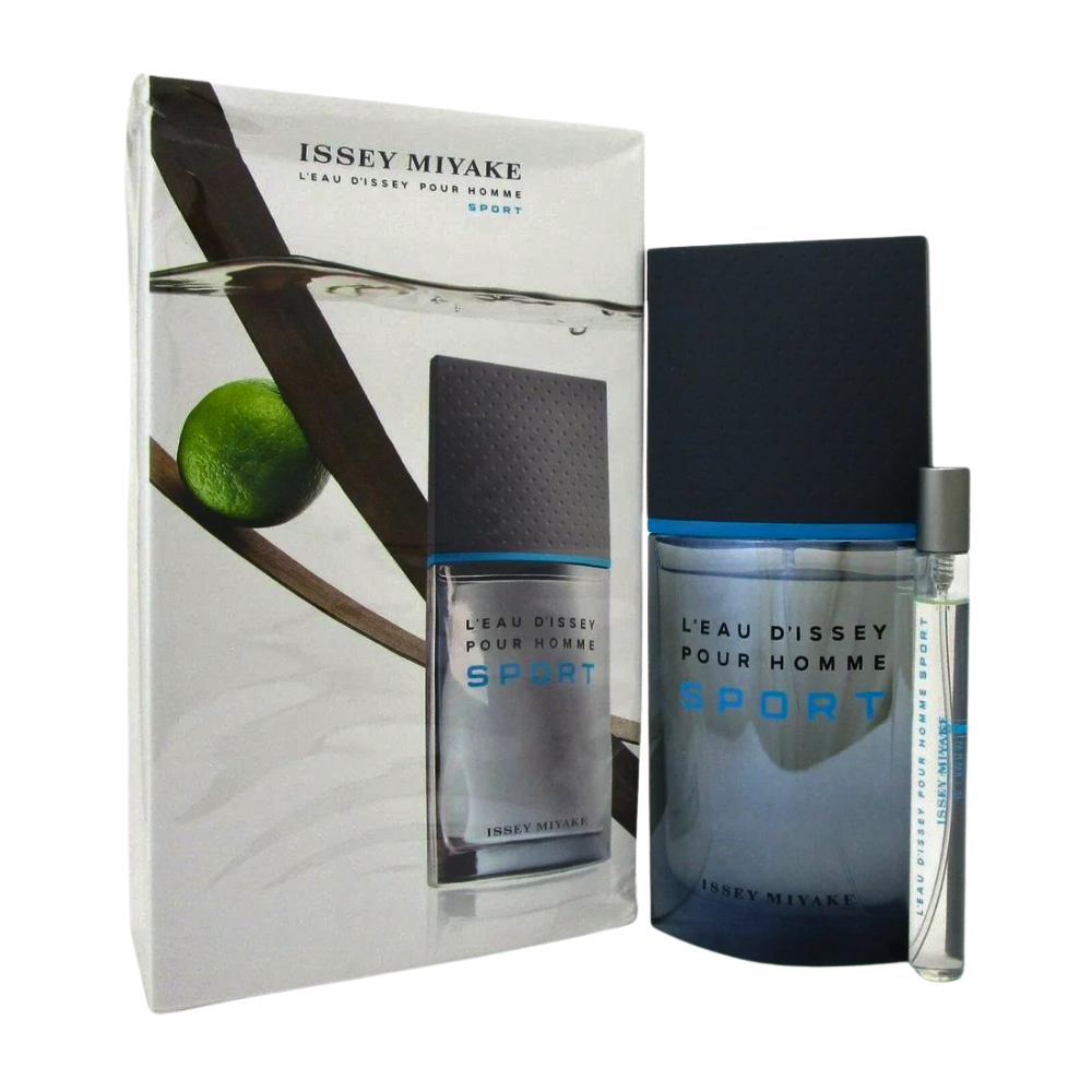 SET ISSEY MIYAKE L EAU D ISSEY POUR HOMME SPORT EDT 100ML, EDT 10ML (H)