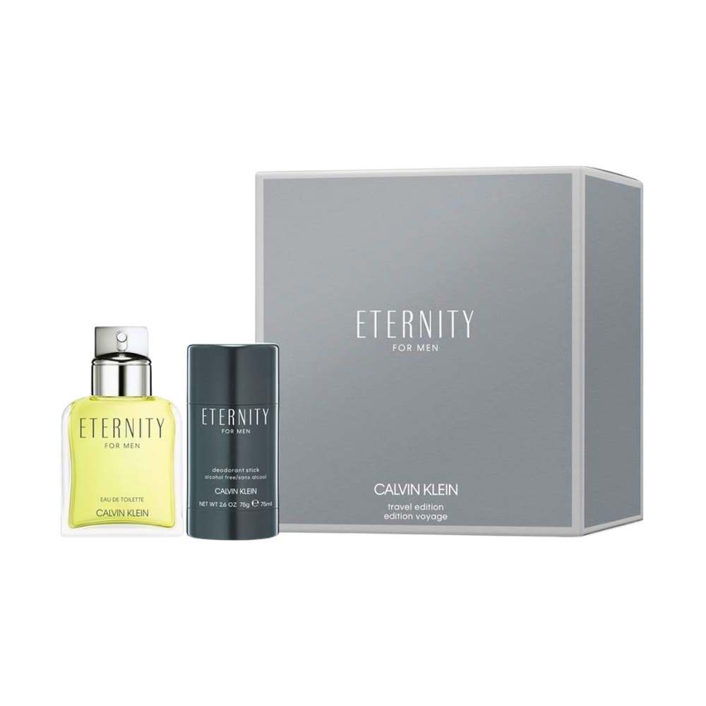 SET CALVIN KLEIN ETERNITY EDT 100ML, DEODORANT 75G (H)