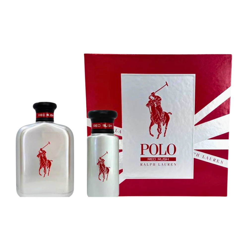 SET RALPH LAUREN POLO RED RUSH EDT 125ML, EDT 30ML (H)
