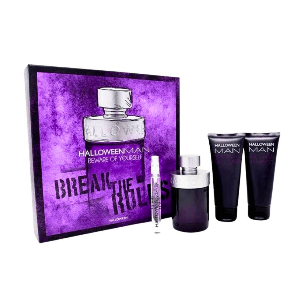 SET JESUS DEL POZO HALLOWEEN MAN EDT 125ML, EDT 10ML, SHOWER GEL 100ML, AFTER SHAVE 100ML (H)