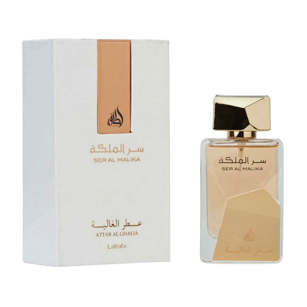 LATTAFA SER AL MALIKA ATTAR AL GHALIA EDP 100ML (M) (DUPE GUERLAIN LES ABSOLUS D ORIENT AMBRE ETERNEL EDP)