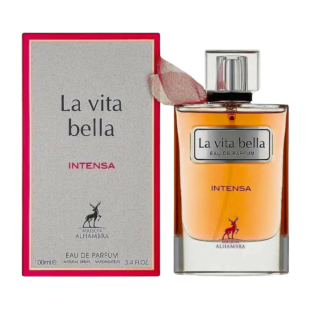 MAISON ALHAMBRA LA VITA BELLA INTENSA EDP 100ML (LA VIVACITE INTENSA) (M) (DUPE LANCOME LA VIE EST BELLE INTENSEMENT EDP)