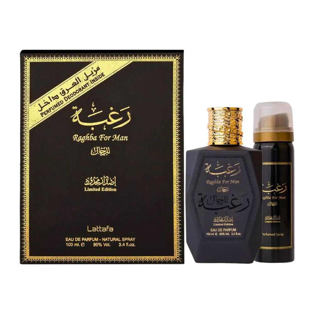 LATTAFA RAGHBA FOR MEN EDP 100ML (H) (DUPE CREED GREEN IRISH TWEED EDP)