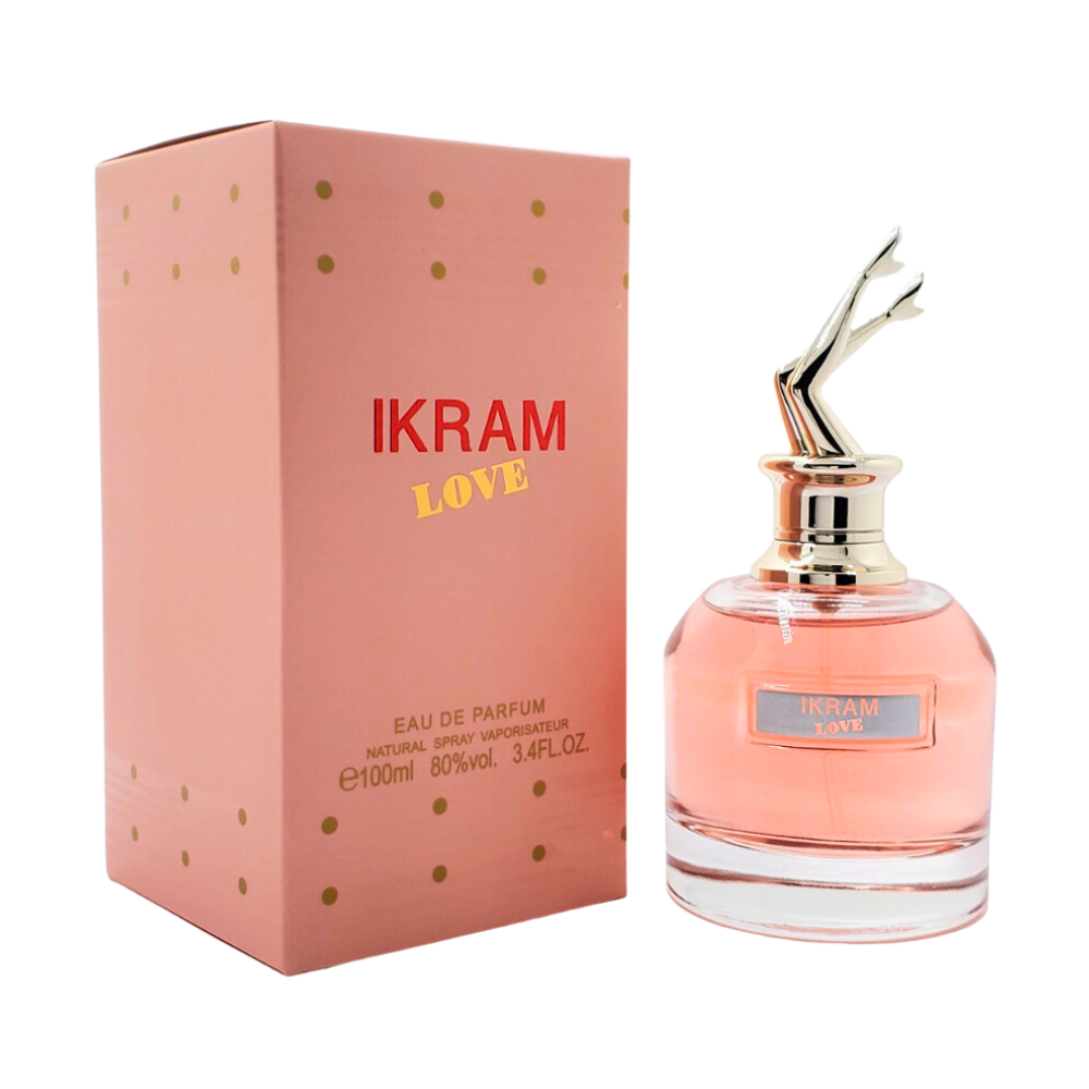 IKRAM LOVE EDP 100ML (M) (AROMA SIMILAR JEAN PAUL GAULTIER SCANDAL EDP)