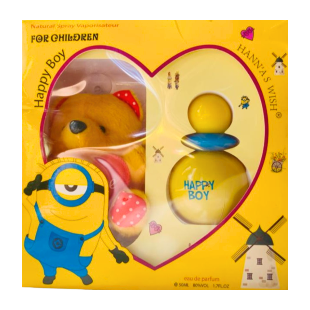 SET HAPPY BOY EDP 50ML, PELUCHE (H)