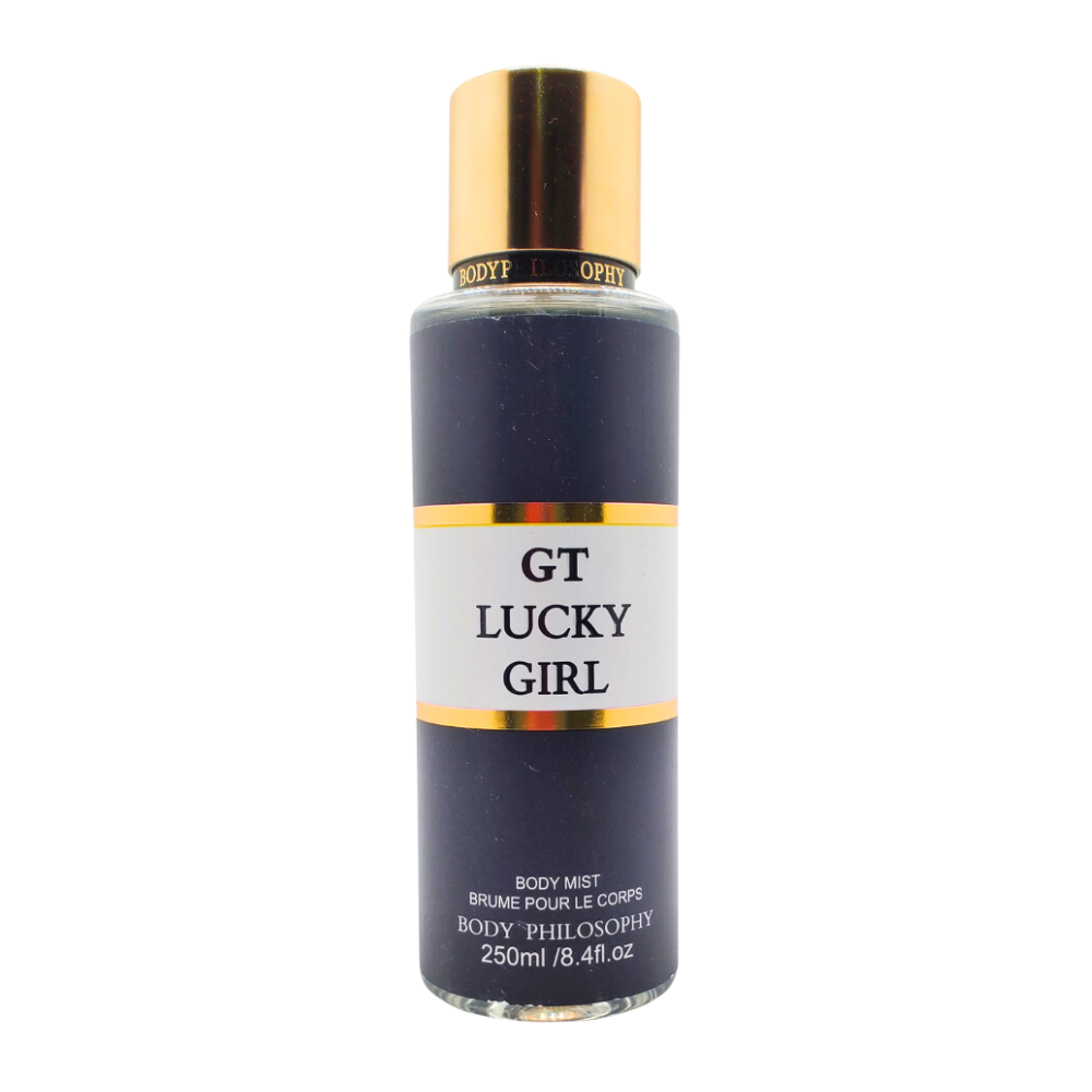 SPLASH BODY PHILOSOPHY GT LUCKY GIRL 250ML (M)(DUPE DE CAROLINA HERRERA GOOD GIRL EDP 80ML)