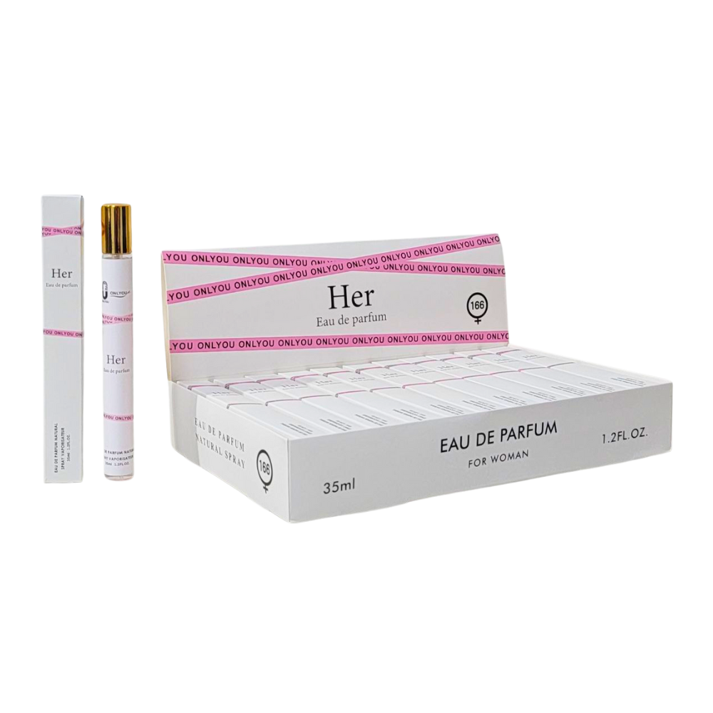 PERFUME EN TUBO PARA DAMA HER FOR WOMAN 166 EDP 35ML (M)