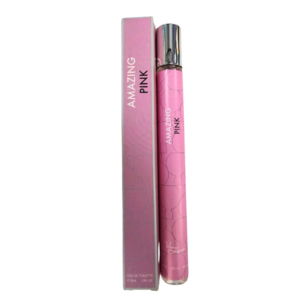 PERFUME EN TUBO PARA DAMA VIVA LUCK AMAZING PINK EDT 35ML (M)
