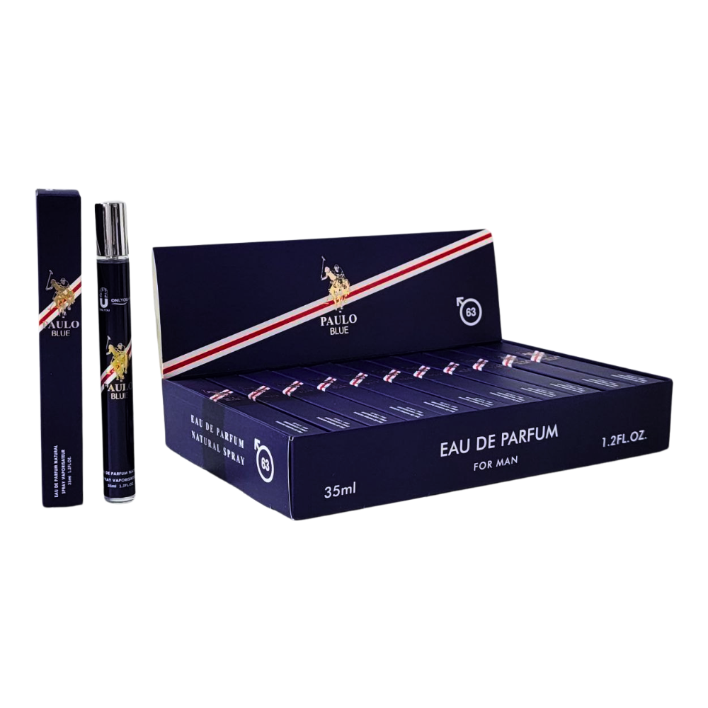 PERFUME EN TUBO PARA HOMBRE PAULO BLUE 63 EDP 35ML (H)