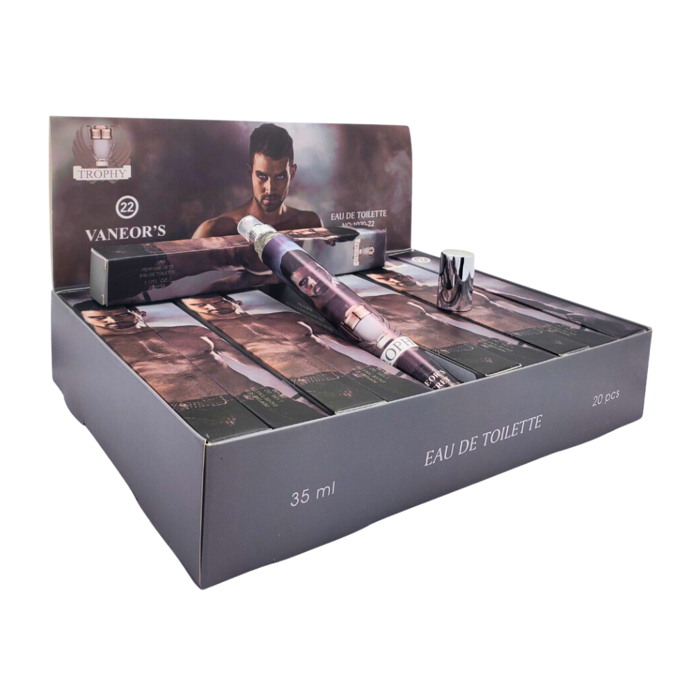 PERFUME EN TUBO PARA HOMBRE TROPHY 22 EDT 35ML (H)