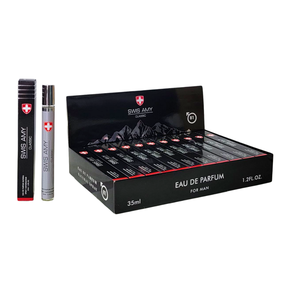 PERFUME EN TUBO PARA HOMBRE SWIS AMY CLASSIC 81 EDP 35ML (H)