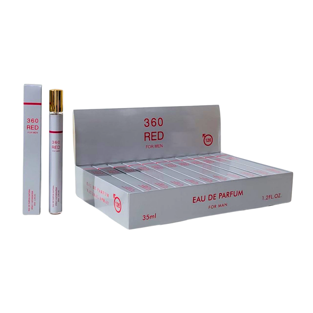 PERFUME EN TUBO PARA HOMBRE 360 RED FOR MEN 126 EDP 35ML (H)