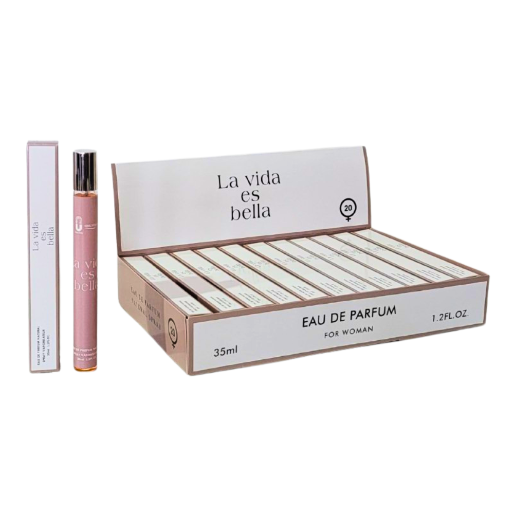 PERFUME EN TUBO PARA DAMA LA VIDA ES BELLA 20 EDP 35ML (M)
