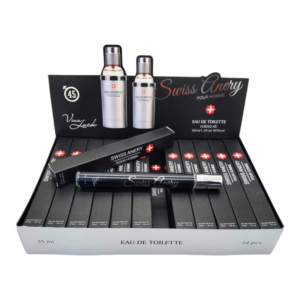 PERFUME EN TUBO PARA HOMBRE SWISS ANERY POUR HOMME 45 EDT 35ML (H)