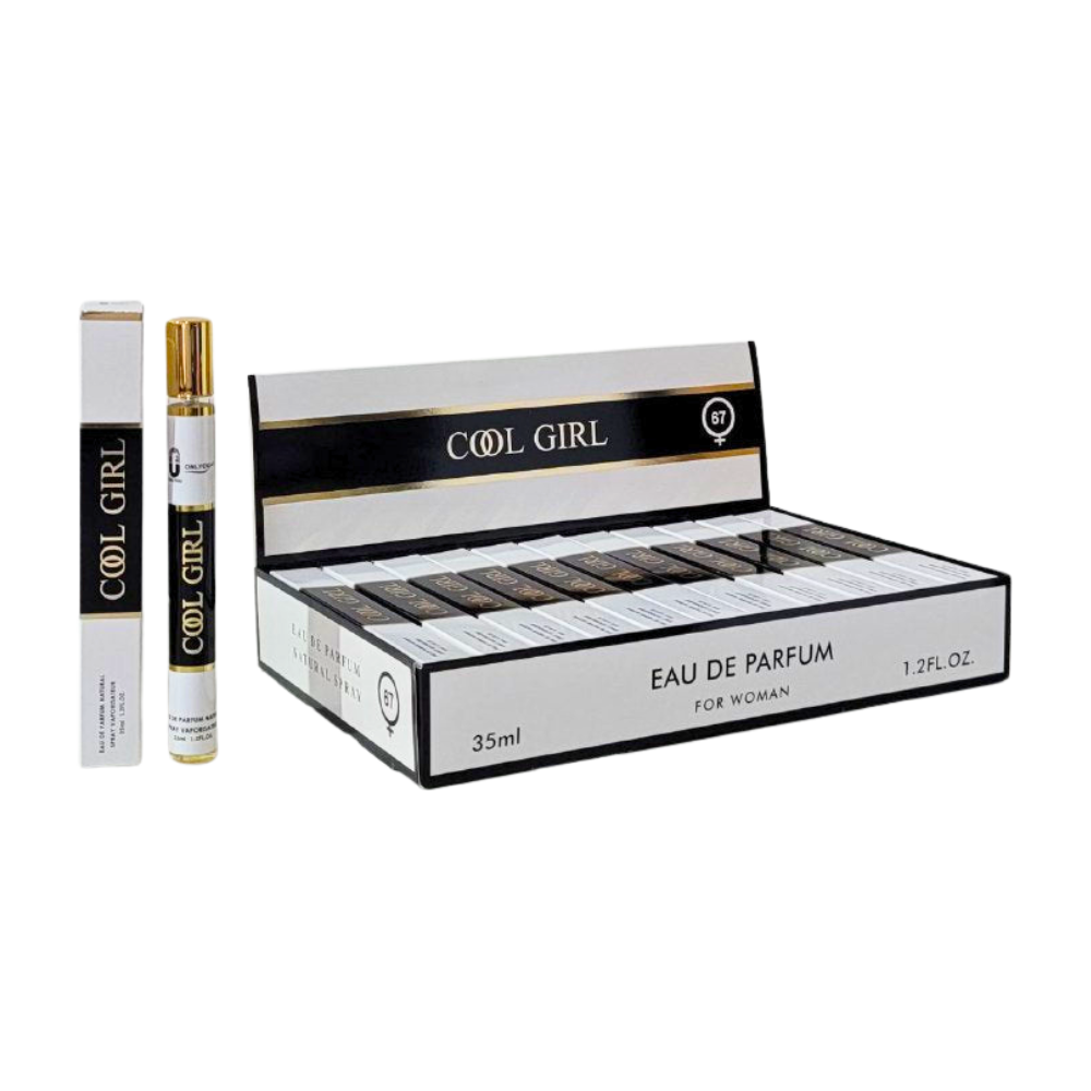 PERFUME EN TUBO PARA DAMA COOL GIRL 67 EDP 35ML (M)