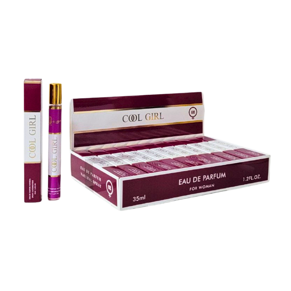 PERFUME EN TUBO PARA DAMA COOL GIRL 68 EDP 35ML (M)