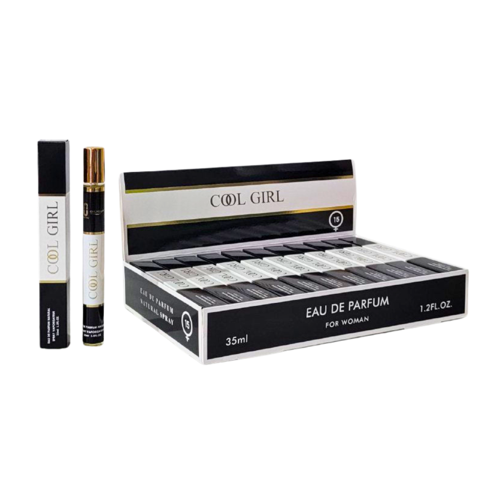 PERFUME EN TUBO PARA DAMA COOL GIRL 15 EDP 35ML (M)