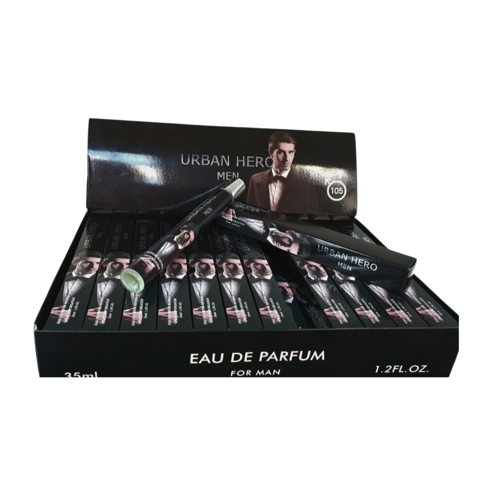 PERFUME EN TUBO PARA HOMBRE URBAN HERO MEN 105 EDP 35ML (H)