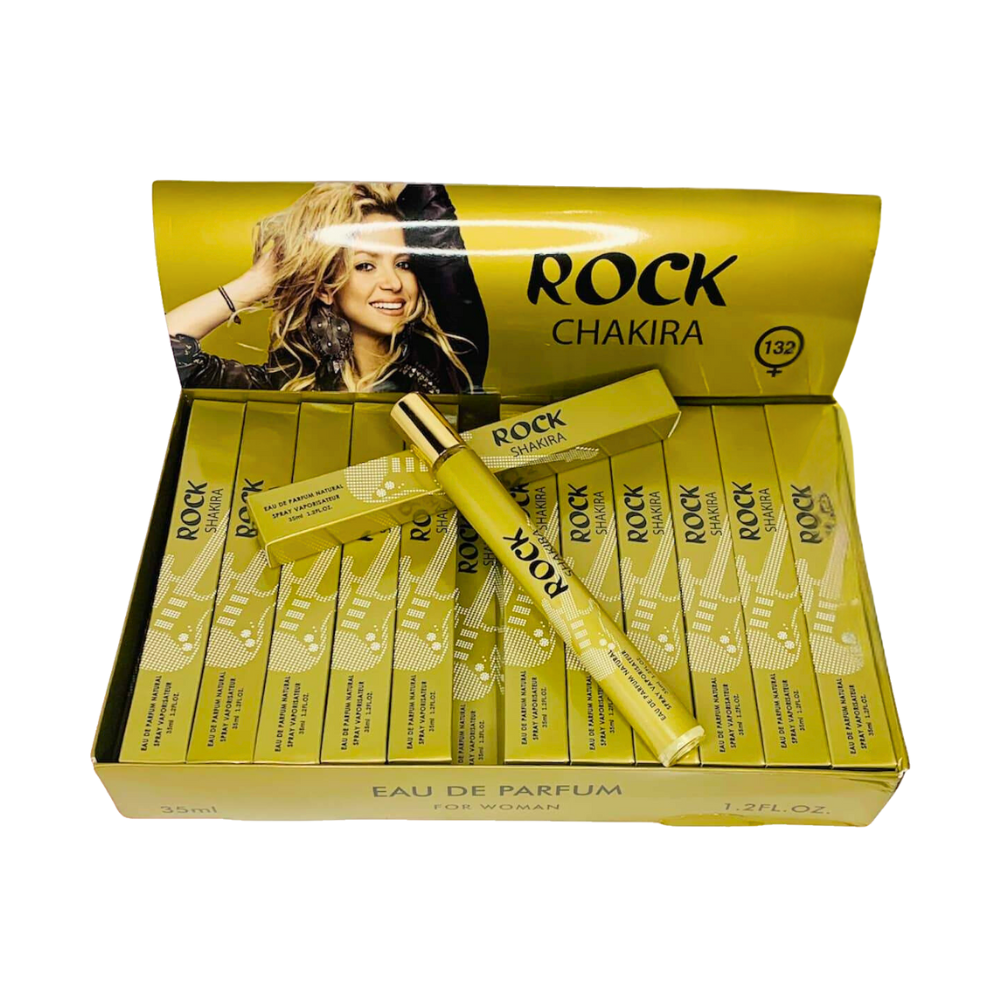 PERFUME EN TUBO PARA DAMA ROCK CHAKIRA 132 EDP 35ML (M)