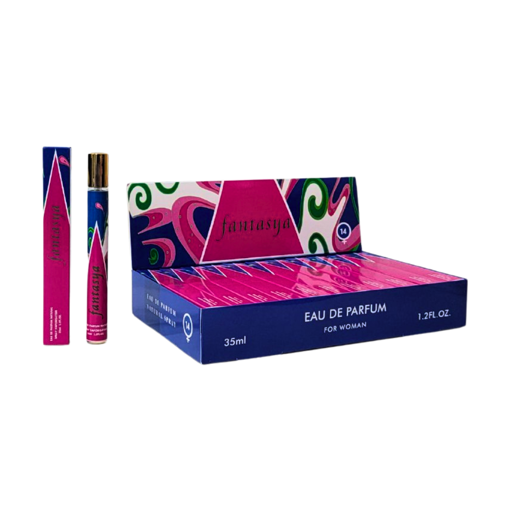 PERFUME EN TUBO PARA DAMA FANTASYA 14 EDP 35ML (M)
