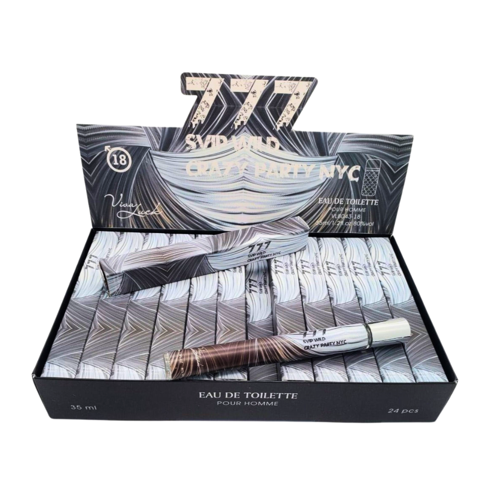 PERFUME EN TUBO PARA HOMBRE 717 VVIP WILD PARTY NYC 18 EDP 35ML (H)
