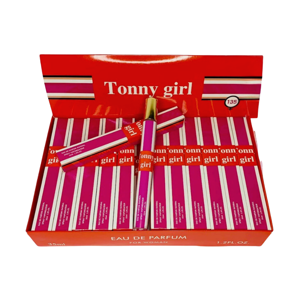 PERFUME EN TUBO PARA DAMA TONNY GIRL 135 EDP 35ML (M)