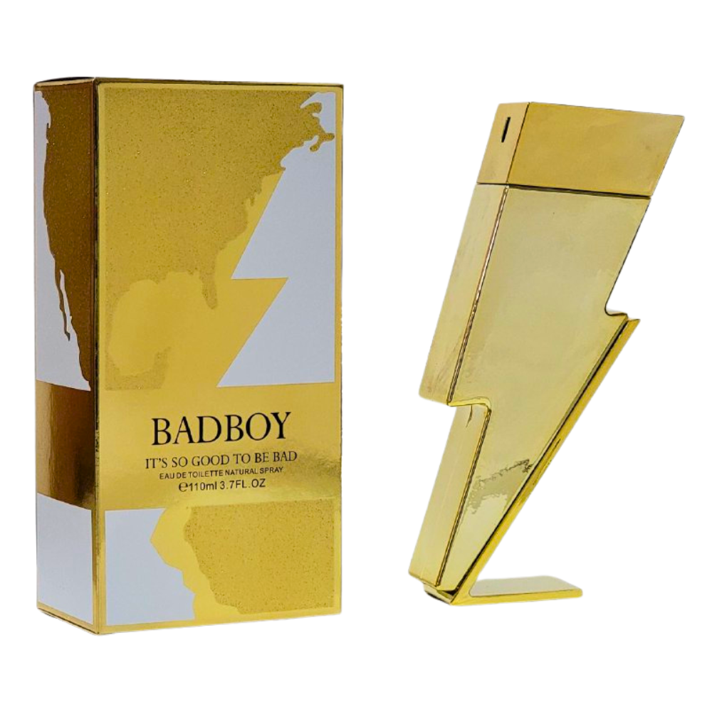 BADBOY IT S SO GOOD TO BE BAD EDT 110ML (H) (AROMA SIMILAR CAROLINA HERRERA BAD BOY GOLD FANTASY EDP)