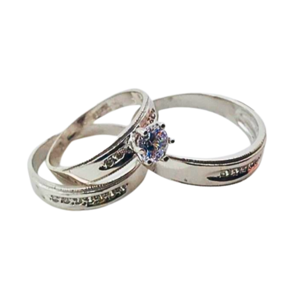 OANI121 FORMA ANILLO DE COMPROMISO CIRCON TRIO