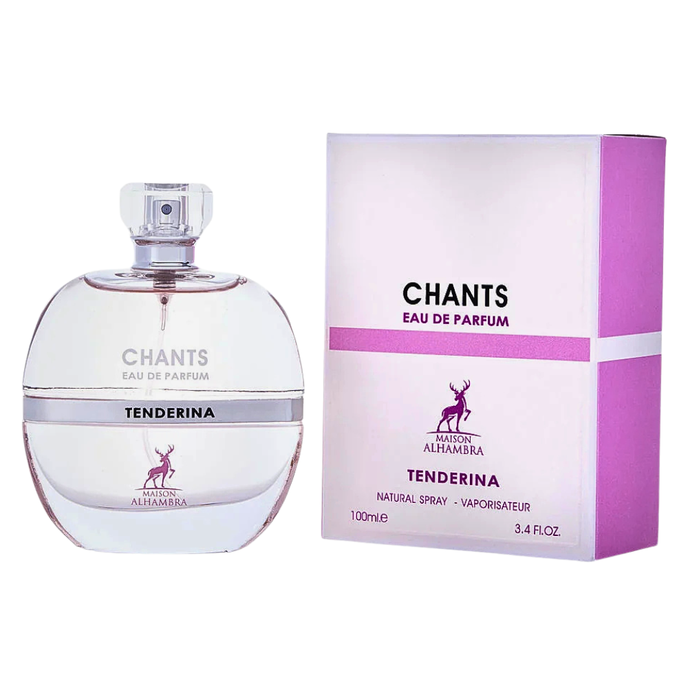 MAISON ALHAMBRA CHANTS TENDERINA EDP 100ML (M) (DUPE CHANEL CHANCE EAU TENDRE EDP)