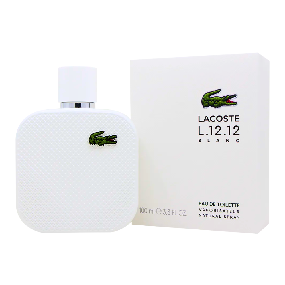 LACOSTE EAU DE LACOSTE L.12.12 BLANC WHITE EDT 100ML (H)