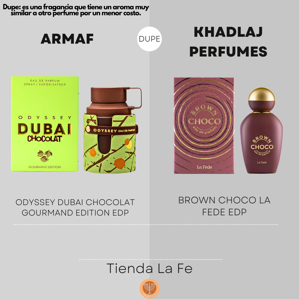ARMAF ODYSSEY DUBAI CHOCOLAT GOURMAND EDITION EDP 100ML (U) (DUPE KHADLAJ PERFUMES BROWN CHOCO EDP)