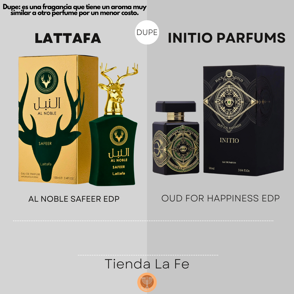LATTAFA AL NOBLE SAFEER EDP 100ML (U) (DUPE INITIO PARFUMS OUD FOR HAPPINESS EDP)