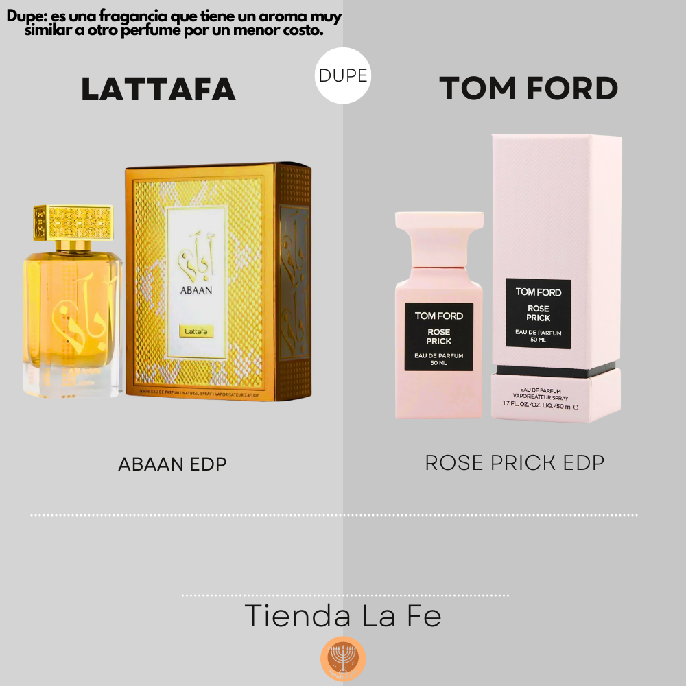 LATTAFA ABAAN EDP 100ML (M) (DUPE TOM FORD ROSE PRICK EDP)