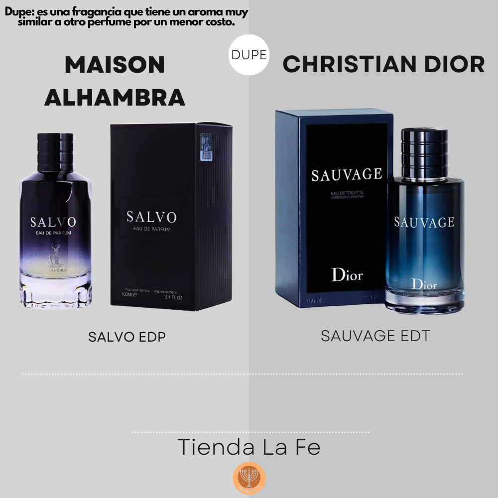 MAISON ALHAMBRA SALVO EDP 100ML (H) (DUPE CHRISTIAN DIOR SAUVAGE EDT)