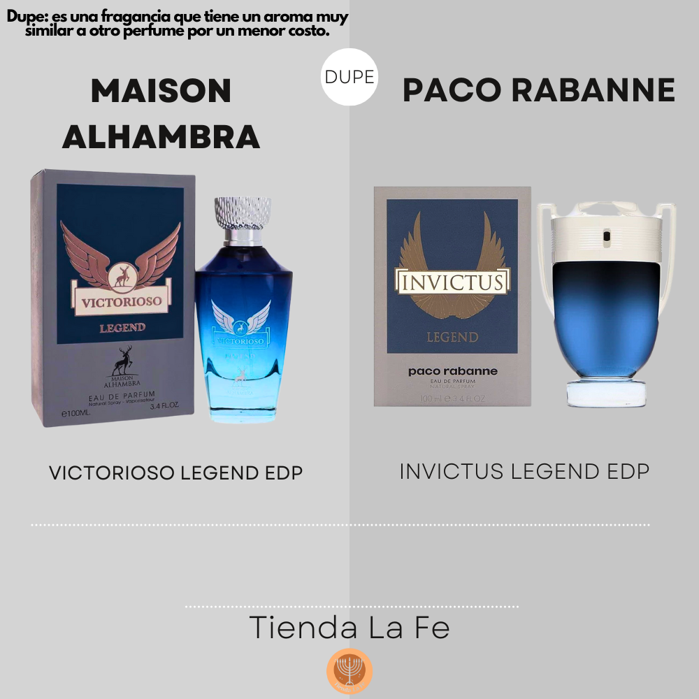 MAISON ALHAMBRA VICTORIOSO LEGEND EDP 100ML (H) (DUPE PACO RABANNE INVICTUS LEGEND EDP)