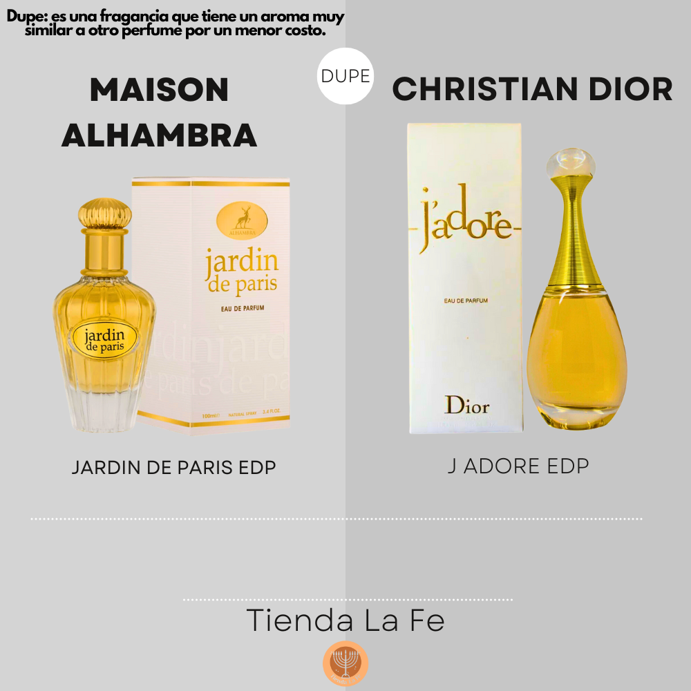 MAISON ALHAMBRA JARDIN DE PARIS EDP 100ML (M) (DUPE CHRISTIAN DIOR J ADORE EDP)