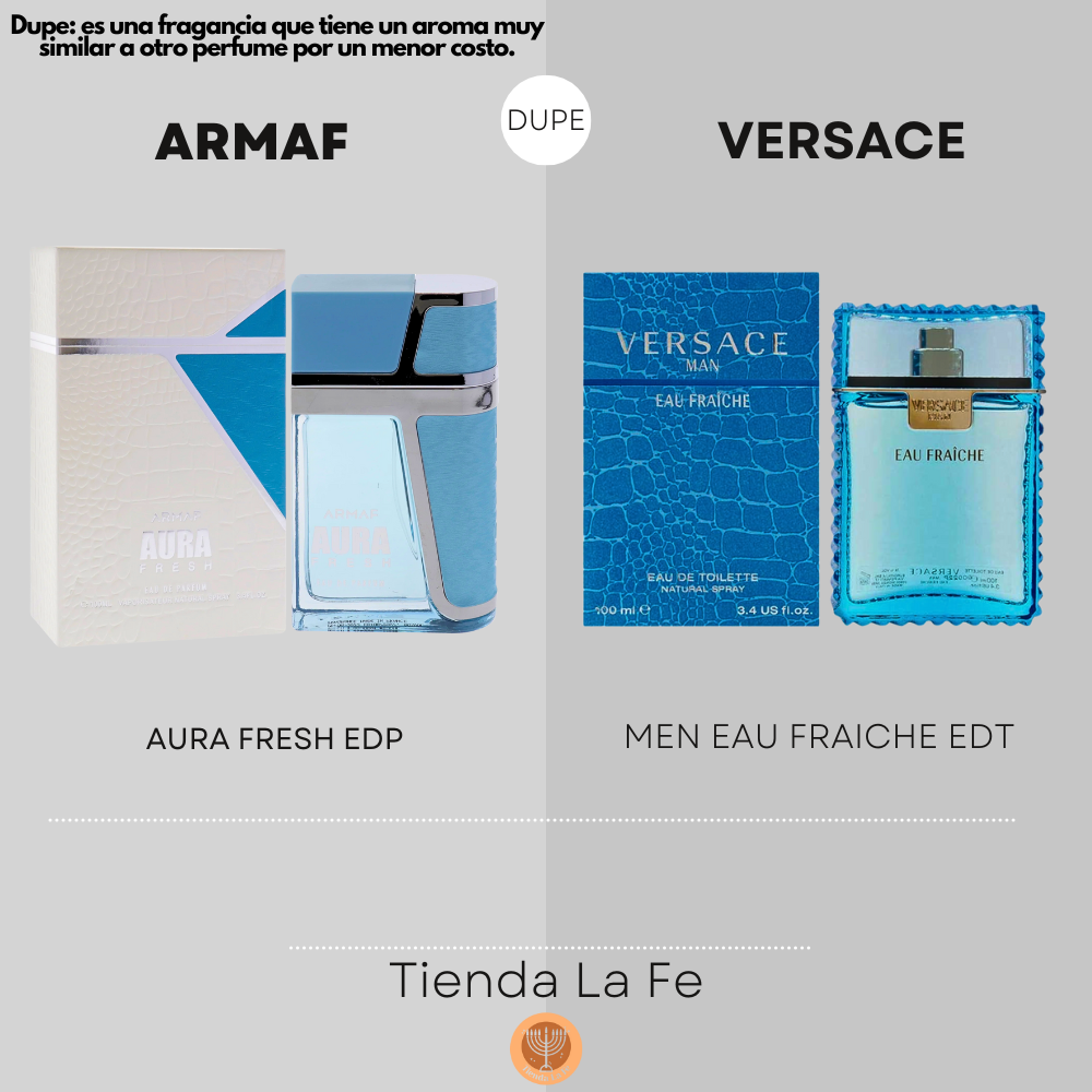 ARMAF AURA FRESH EDP 100ML (H) (DUPE VERSACE MAN EAU FRAICHE EDT)