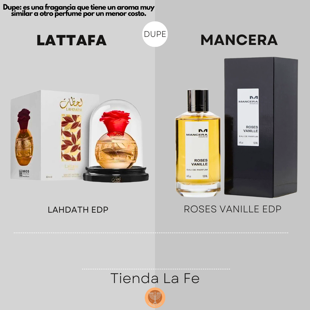 LATTAFA LAHDATH EDP 80ML (M) (DUPE MANCERA ROSES VANILLE EDP)