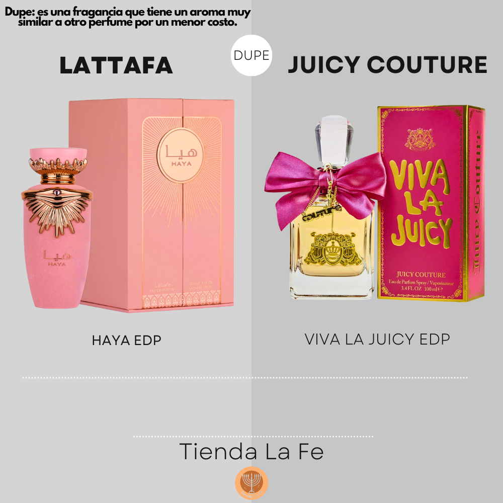 LATTAFA HAYA EDP 100ML (M) (DUPE JUICY COUTURE VIVA LA JUICY EDP)