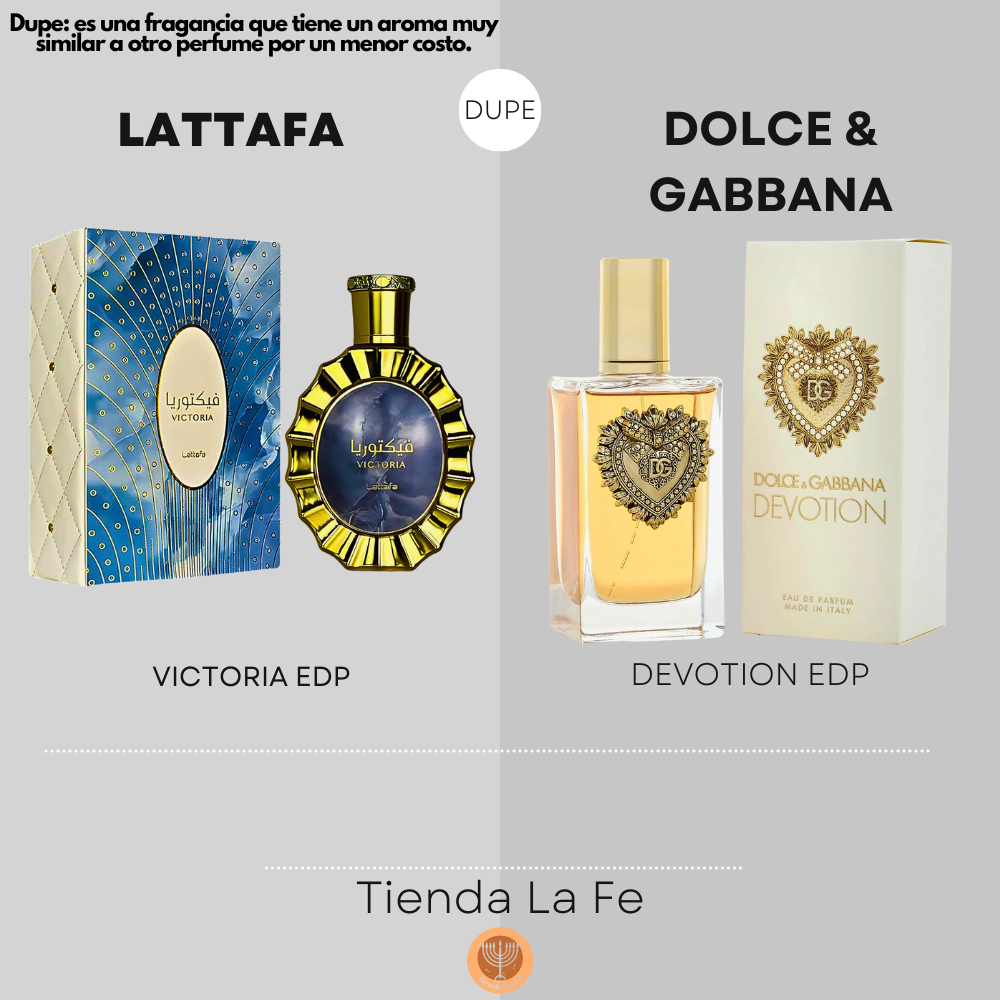 LATTAFA VICTORIA EDP 100ML (M) (DUPE DOLCE & GABBANA DEVOTION EDP)