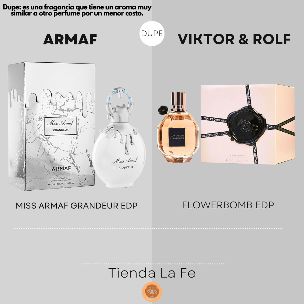 ARMAF MISS ARMAF GRANDEUR EDP 100ML (M) (DUPE VIKTOR & ROLF FLOWERBOMB EDP)