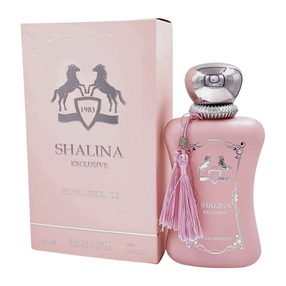 FRAGRANCE WORLD SHALINA EXCLUSIVE ROYAL ESSENCE EDP 100ML (M) (DUPE PARFUMS DE MARLY DELINA EXCLUSIF EDP)