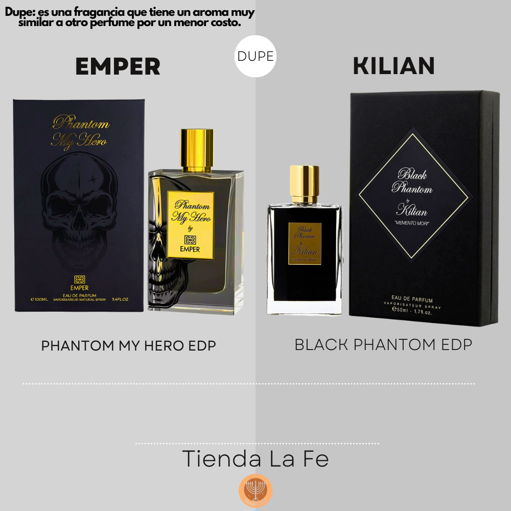 EMPER PHANTOM MY HERO EDP 100ML (H) (DUPE KILIAN BLACK PHANTOM EDP)