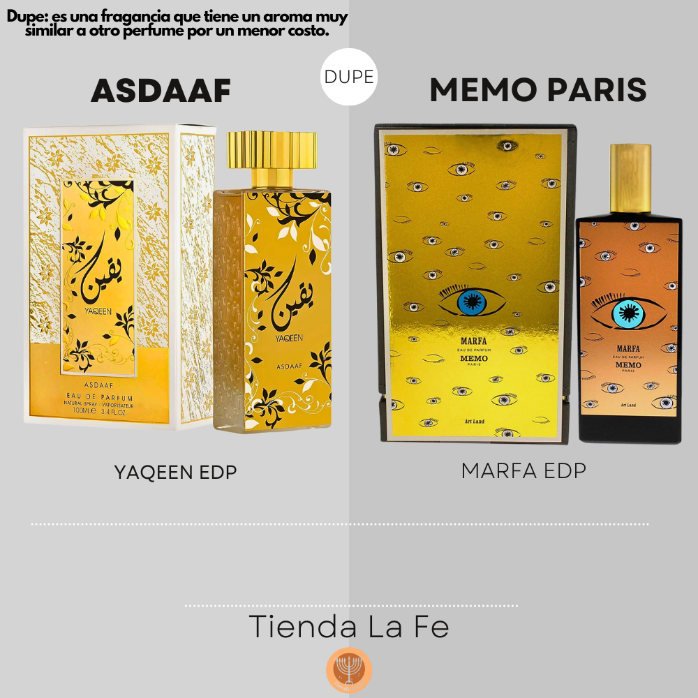 ASDAAF YAQEEN EDP 100ML (M) (DUPE MEMO PARIS MARFA EDP)