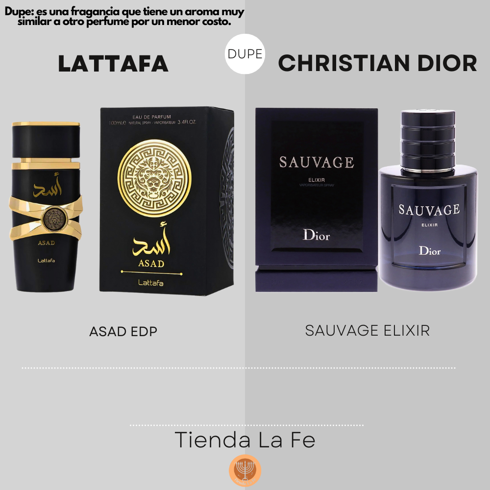 LATTAFA ASAD EDP 100ML (H) (DUPE CHRISTIAN DIOR SAUVAGE ELIXIR)