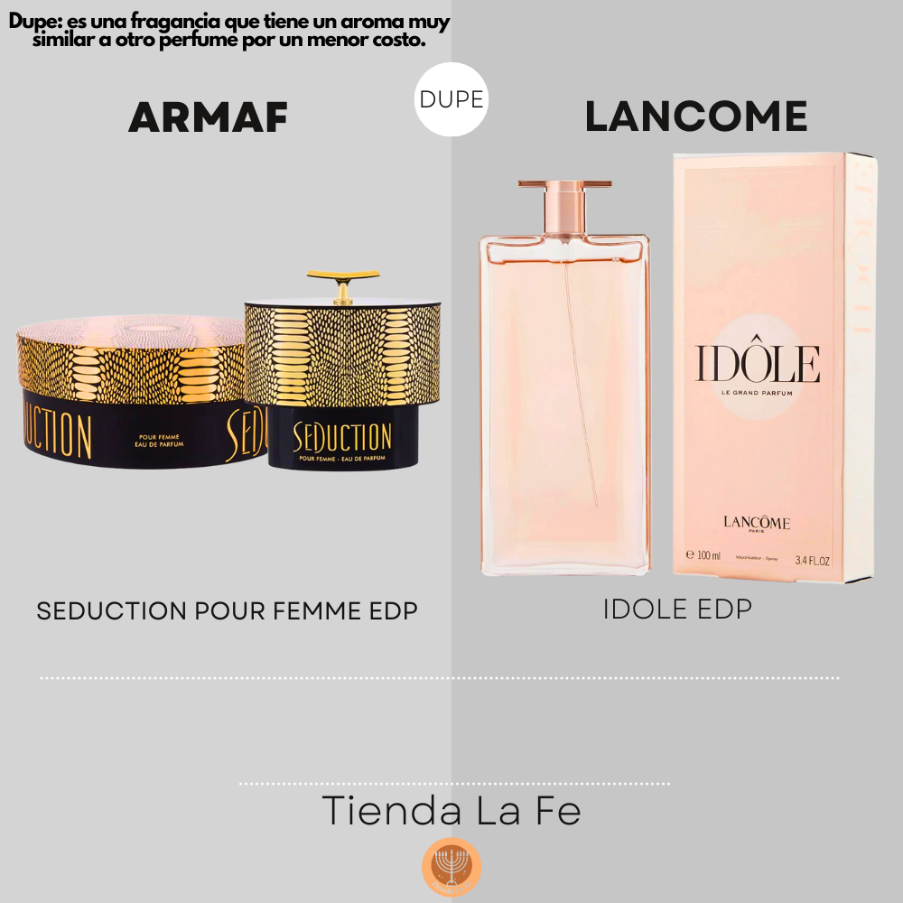 ARMAF SEDUCTION POUR FEMME EDP 100ML (M) (DUPE LANCOME IDOLE EDP)